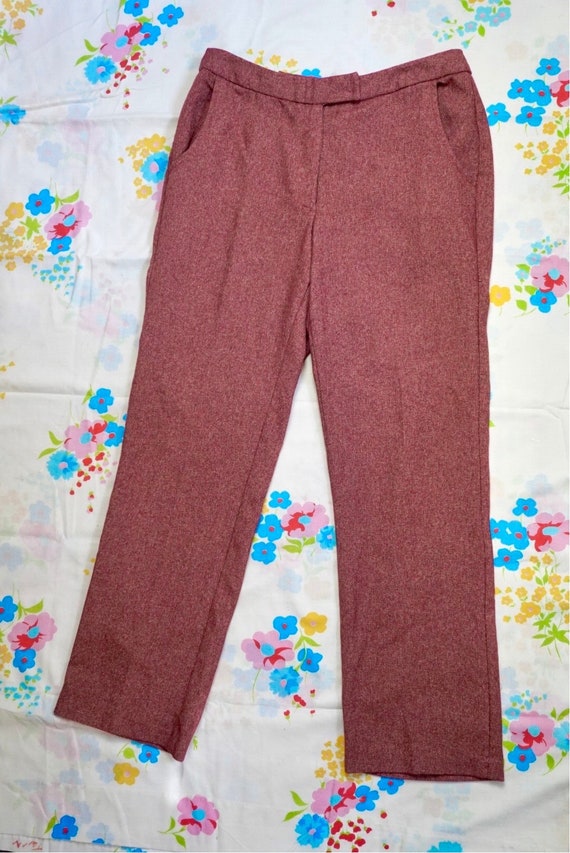 1980s polyester pants | vintage pants | vintage tr