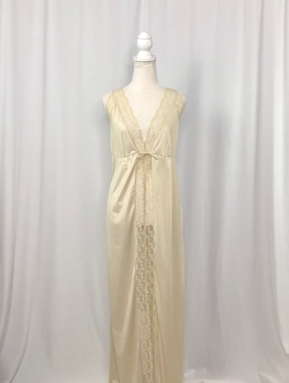 Vintage Satin Nightgown | Long Nightgown | Women'… - image 3