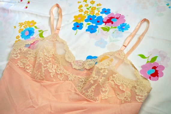 1960s Lacey mini dress | vintage slip dress | 196… - image 4