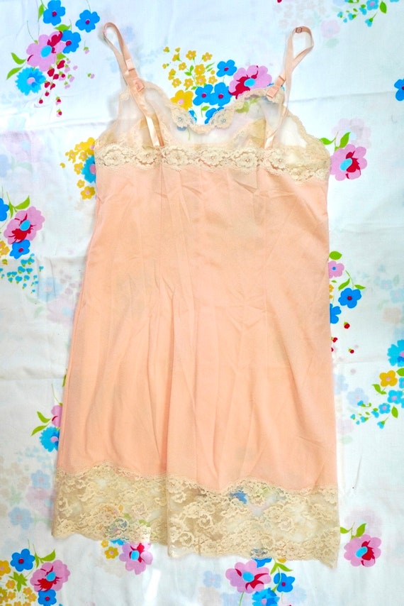 1960s Lacey mini dress | vintage slip dress | 196… - image 5