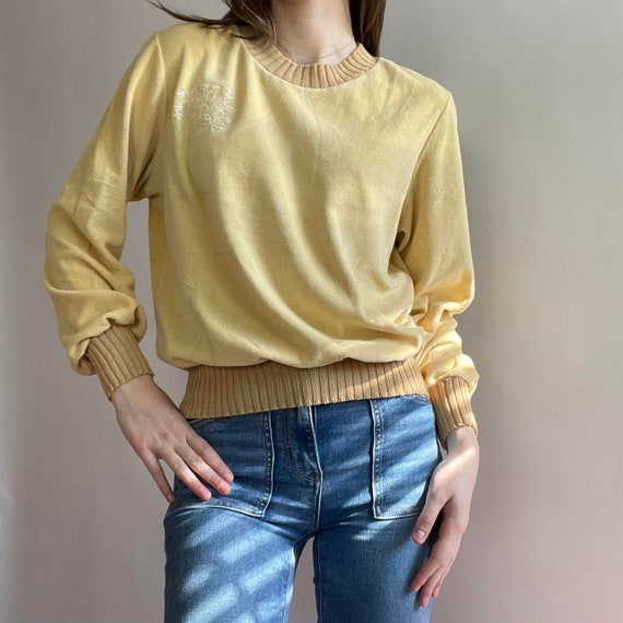 1970s velour sweater | 1970s sweater | vintage swe