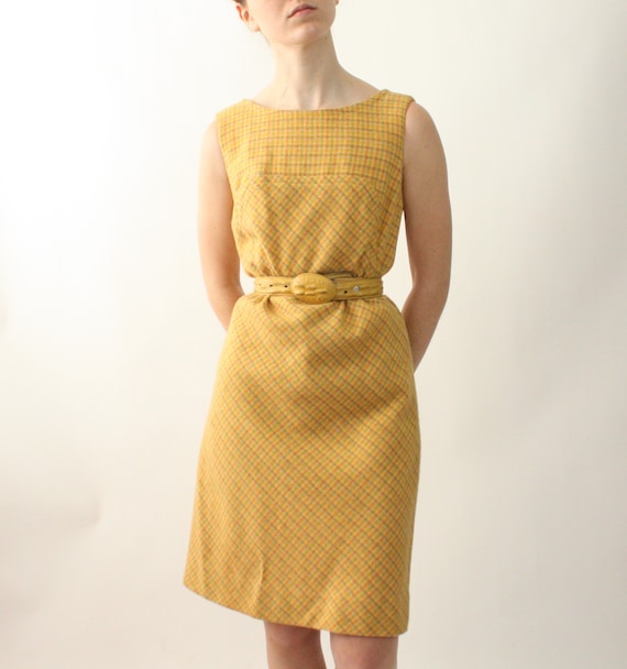 1960s plaid dress - image 2