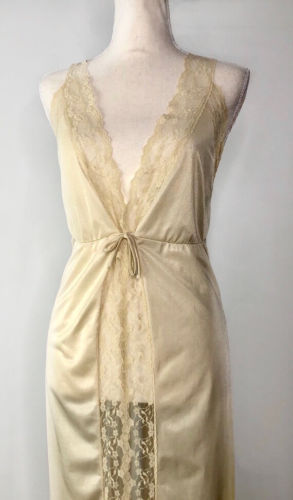 Vintage Satin Nightgown | Long Nightgown | Women'… - image 2