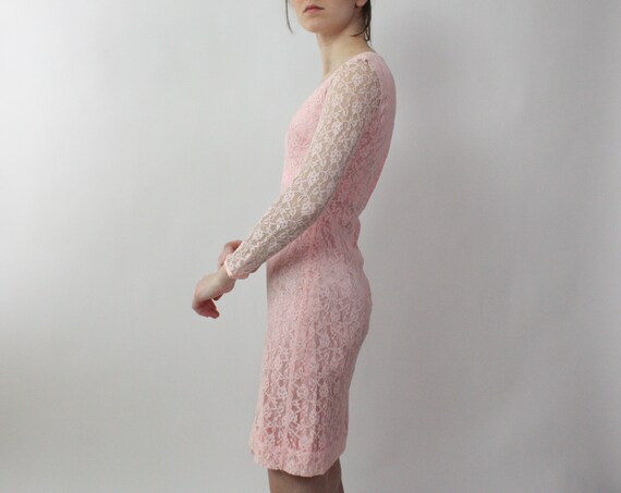 vintage 1960s lace mini dress | 1960s mod dress |… - image 3