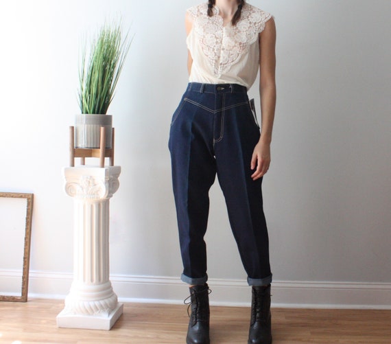 deadstock 1980s high waisted jeans | gitano jeans… - image 6