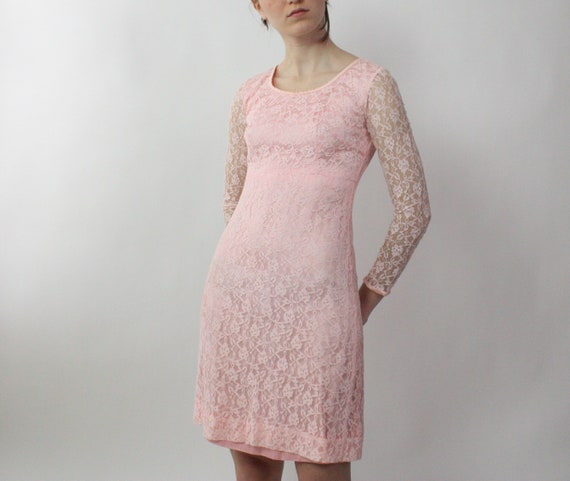 vintage 1960s lace mini dress | 1960s mod dress |… - image 5