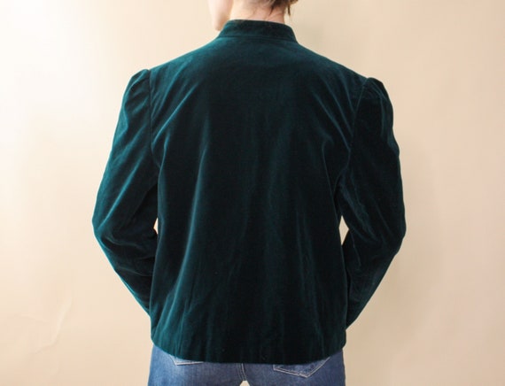 1970s velvet blazer | green velvet jacket | manda… - image 7