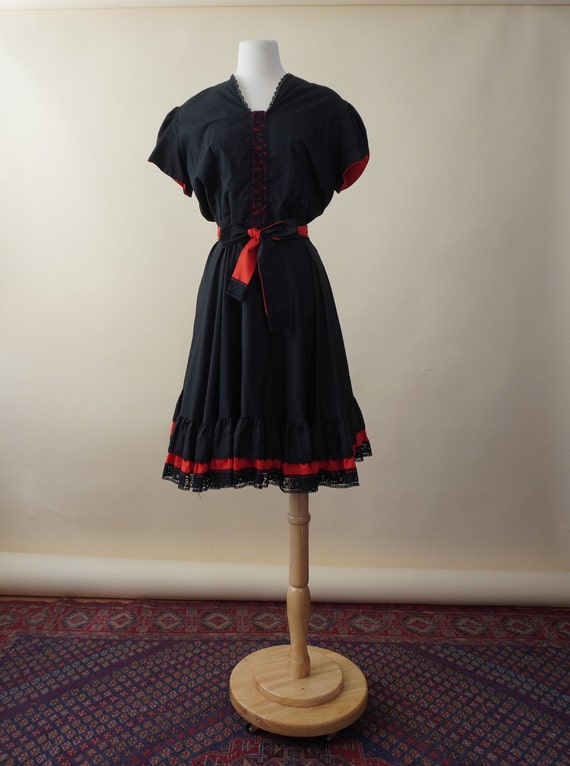 1970s square dancing dress | 70s mini dress | 70s… - image 2