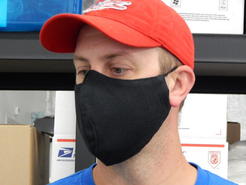 Pack of 3 Face Masks X Large XL XXL L 2 Layer Cloth Adult Etsy