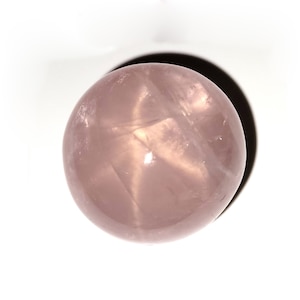 Hand Crafted Star Rose Quartz Polished Egg