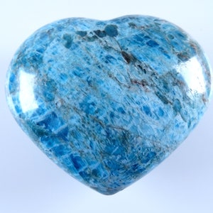 Shimmering Apatite Polished Puff Heart