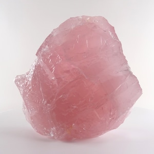 Standing Gemmy Large Rough Rose Quartz