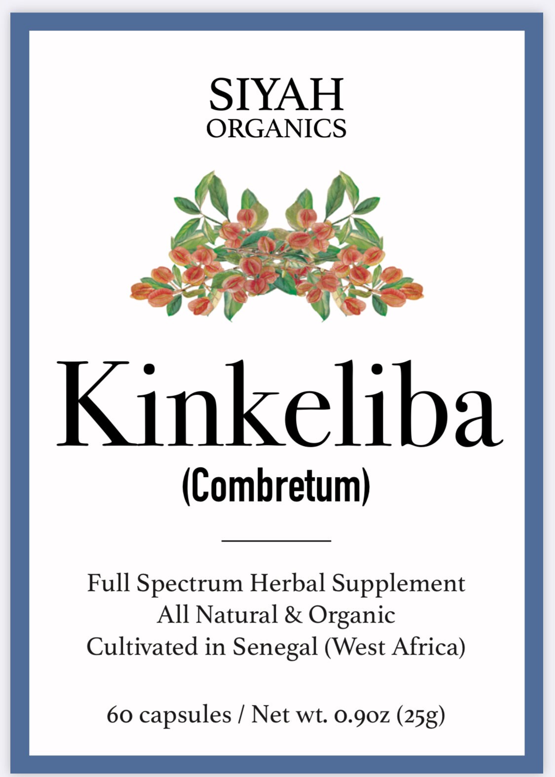 All Natural and Organic KINKELIBA COMBRETUM Supplements 60 Caps - Etsy