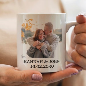 Personalized Photo Coffee Mug, Personalized Anniversary Photo Mug, Photo Mug Personalized, Mug With Photo/Text, Custom Photo Coffee Mug