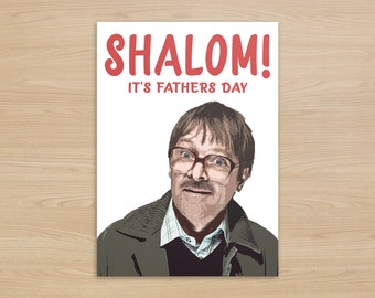 Viernes por la noche cena Shalom Feliz Cumpleaños Tarjeta De Jim Bell el vecino