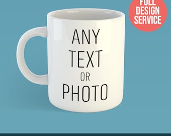 Tazza personalizzata, tazza con testo personalizzato, tazza con foto personalizzata, tazza con citazione, tazza con logo, regalo divertente, compleanno, anniversario