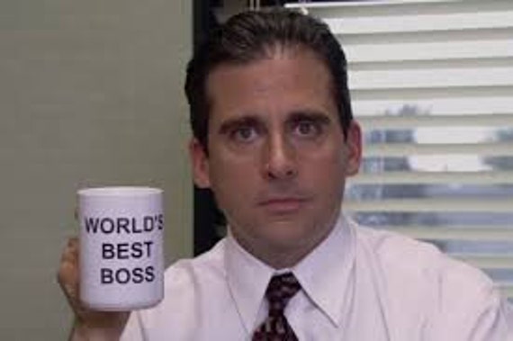 The Office Tazza per il miglior capo del mondo / Tazza di Michael Scott /  Regalo di The Office US / Regalo di compleanno divertente / -  Italia