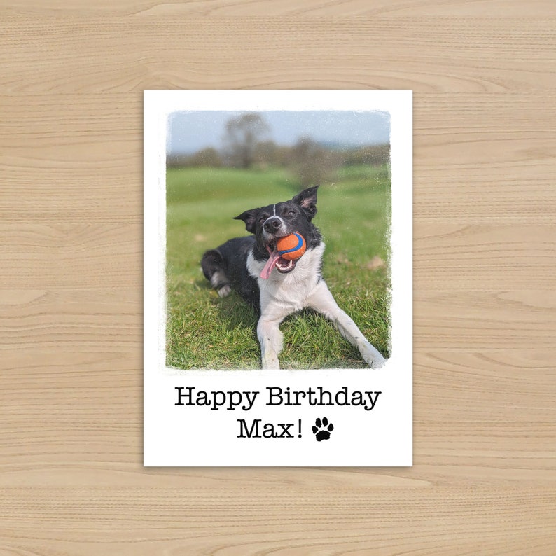 Custom Photo Card, Personalised Greeting Card Perfect gift for Birthdays, Anniversaries, Weddings, Teachers, Work Colleagues image 2