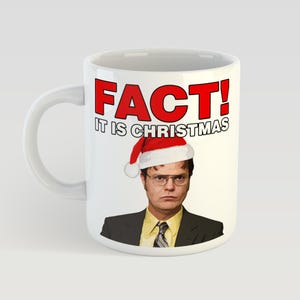Dwight Schrute Christmas Mug: The Office US Funny Gift
