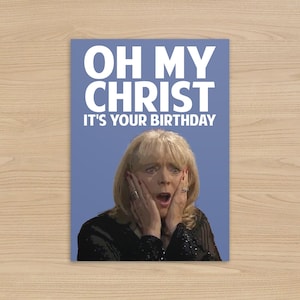 Gavin & Stacey - Cartão de aniversário da Pam | Oh meu Cristo! | Cartão de aniversário engraçado