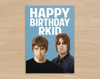 Liam Gallagher Oasis Birthday Card 46385
