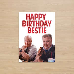 Hitchcock & Scully Geburtstagskarte | Alles Gute zum Geburtstag Bestie | Brooklyn Nine Nine Karte | Beste Freundin Geschenk