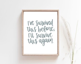 Citazione motivazionale con lettere a mano che dice 8x10