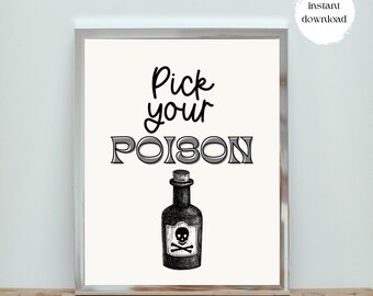 Strega Halloween stampabile 8,5 x 11 stampa digitale, stampa di Halloween per bambini, dici strega come se fosse una brutta cosa, DOWNLOAD DIGITALE