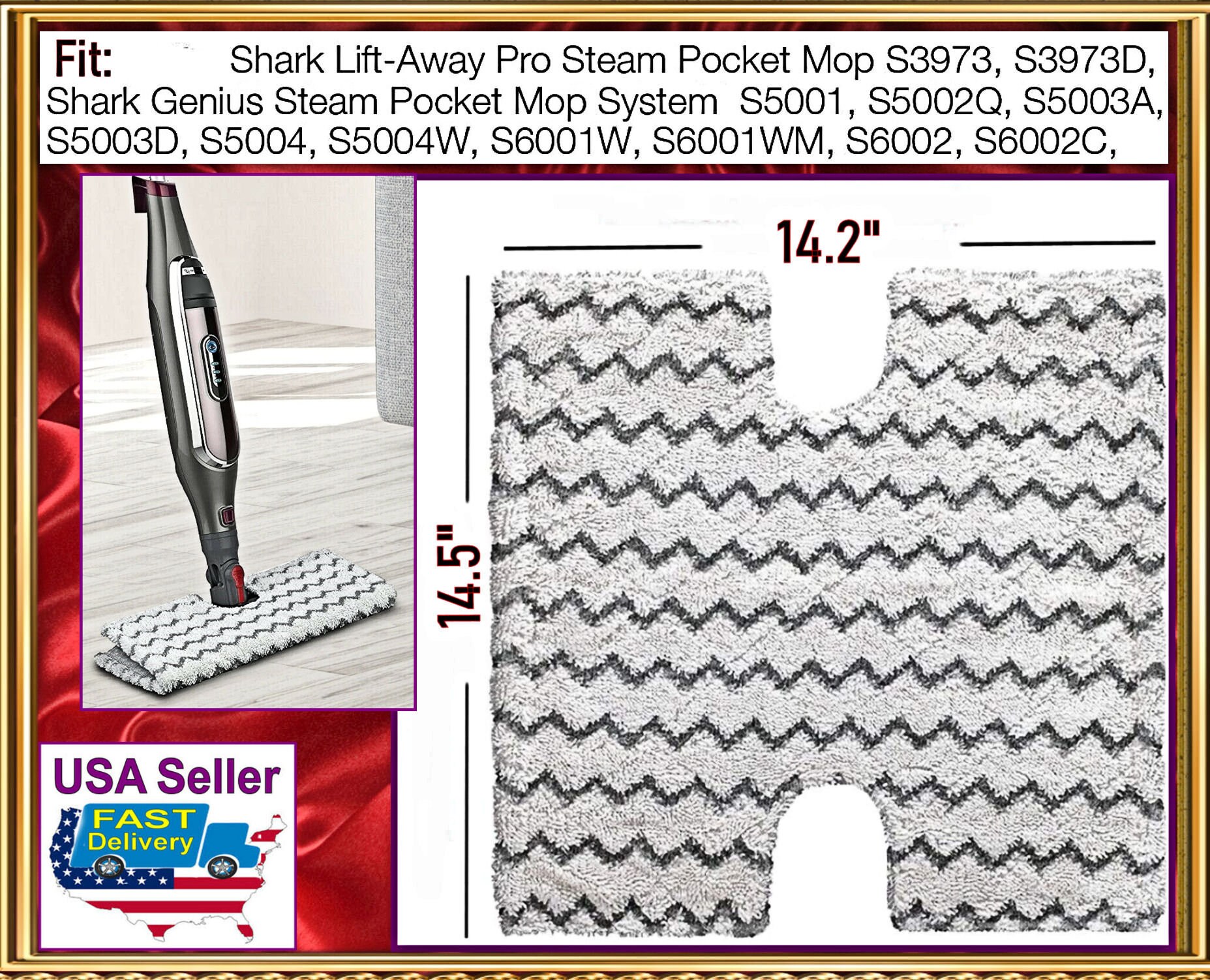 Mop Pads for Shark Clean Steam S5003D S3973 S3973D S5002 S5003 Etsy