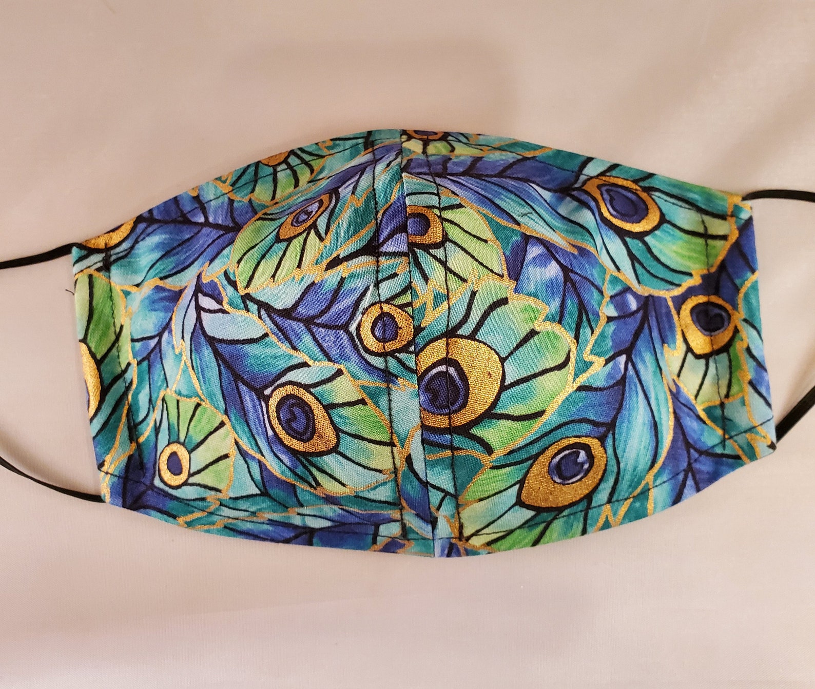 Peacock Face MaskFeather Face MaskExotic Face MaskAsian Etsy