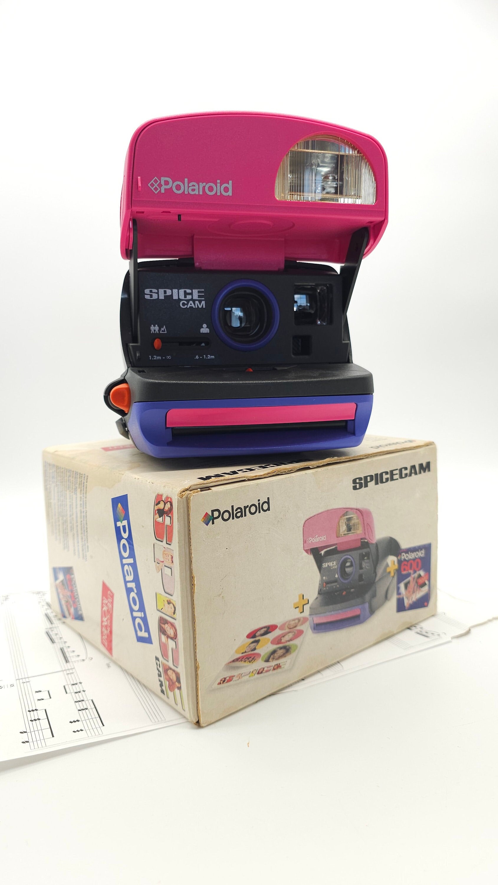 Polaroid SpiceCam Spice Girls Instant film type 600 Camera Boxed