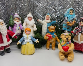ヴィンテージ ソ連 ガラス クリスマスツリー オーナメント クリスマス