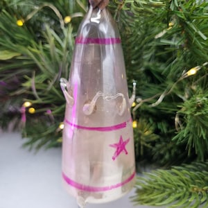 1960s Spacecraft Sputnik Satellite Christmas Decoration Glass Extra Rare Ornament