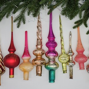 Belle décoration de Noël vintage en verre antique, ornements ukrainiens