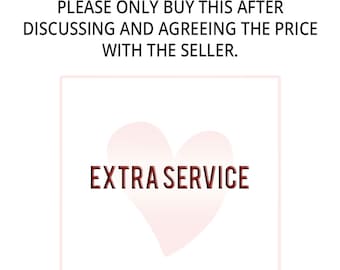 Extra service & Update delivery after buy our products