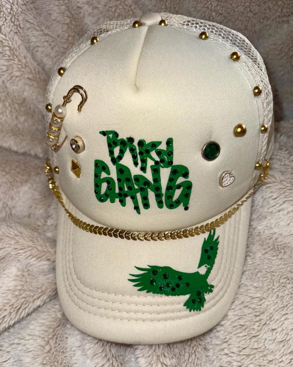 Philadelphia Eagles Rhinestone Trucker Hat Vintage NFL (Apex One) - Philadelphia Eagles Rhinestone Logo  main image 4