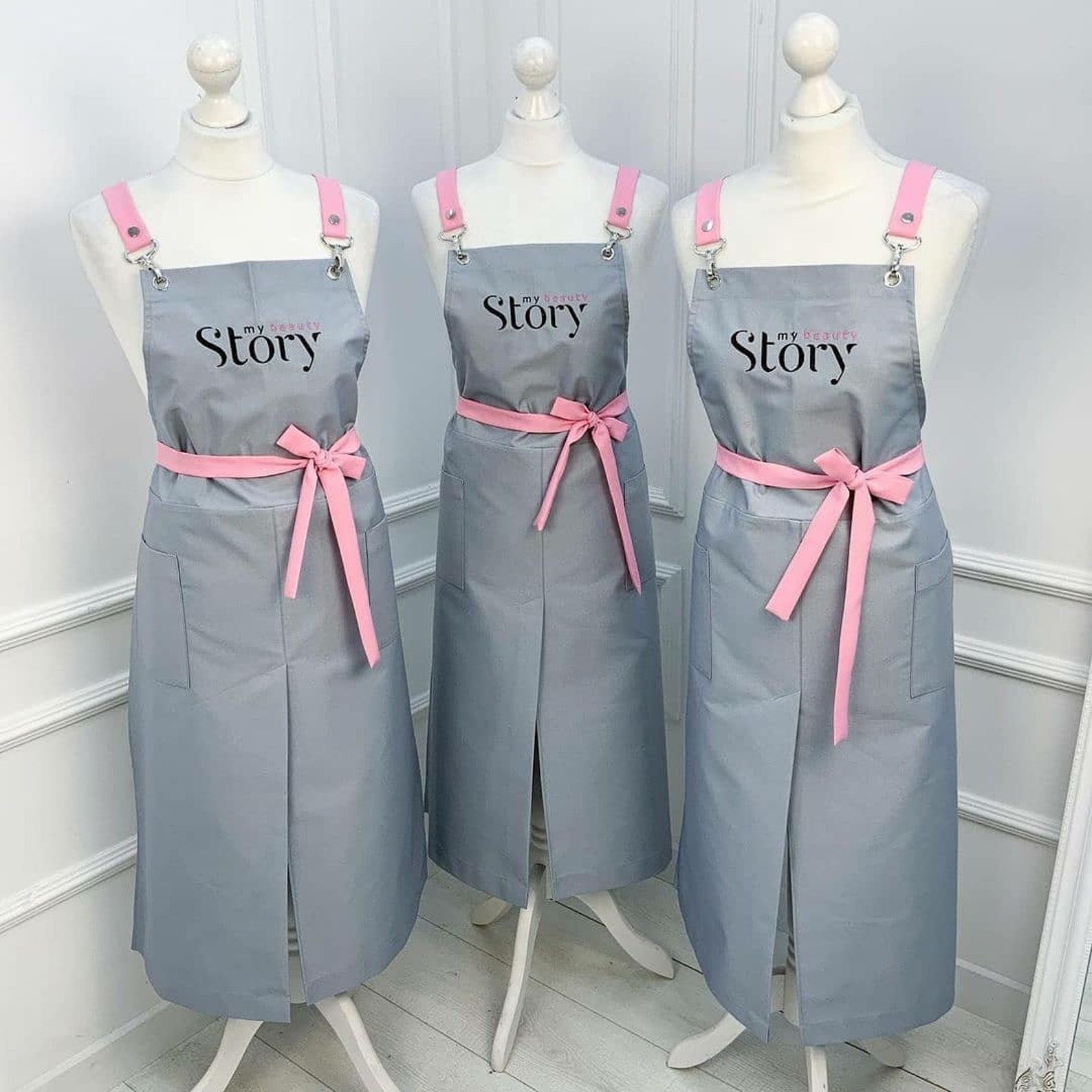 Beauty salon apron nail master apron fashion apron waxing Etsy