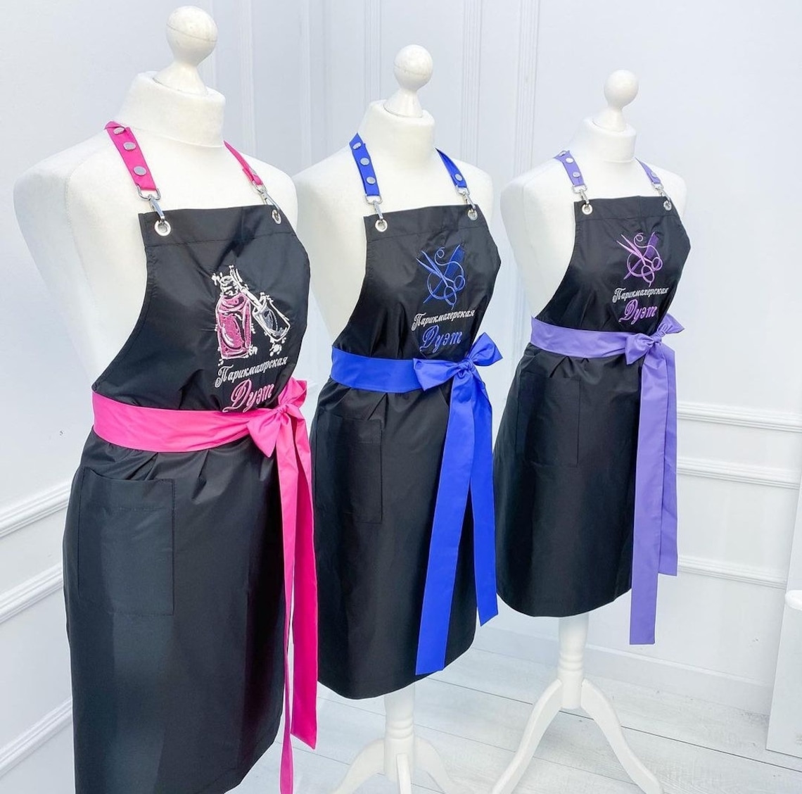 Beauty salon apron apron for beauty masternail master Etsy