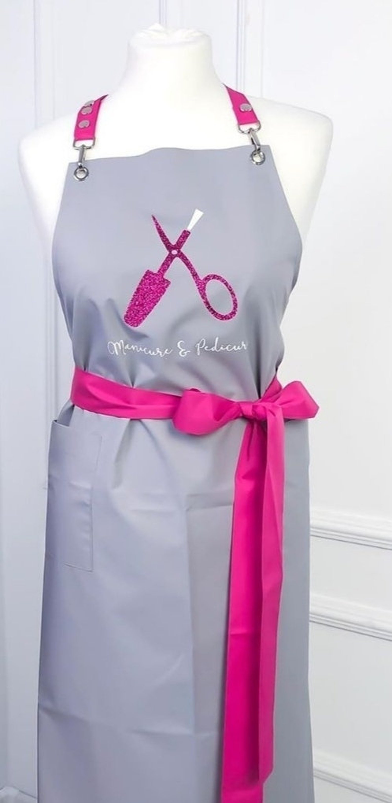Beauty Salon Apron Nail Master Apron Fashion Apronwaxing Etsy