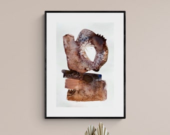 abstract watercolor painting on paper, A3 size artwork, original abstract, watercolor abstract, modern painting, modern abstract