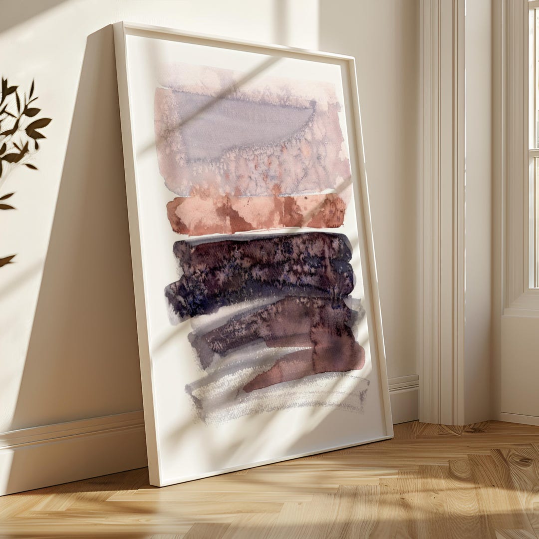 Digital Download Abstract Printable, Watercolor Abstract Wall Art ...