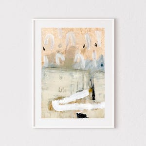 Impressão de pintura abstrata, impressão abstrata moderna, impressões grandes, impressão de pintura moderna, arte de parede com mídia mista, arte de parede minimalista em mostarda