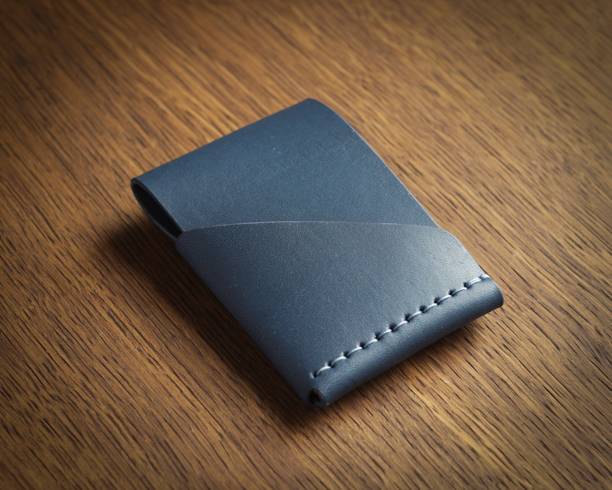 Amazon.com: Minimalist Leather Wallet - Wood Brown
