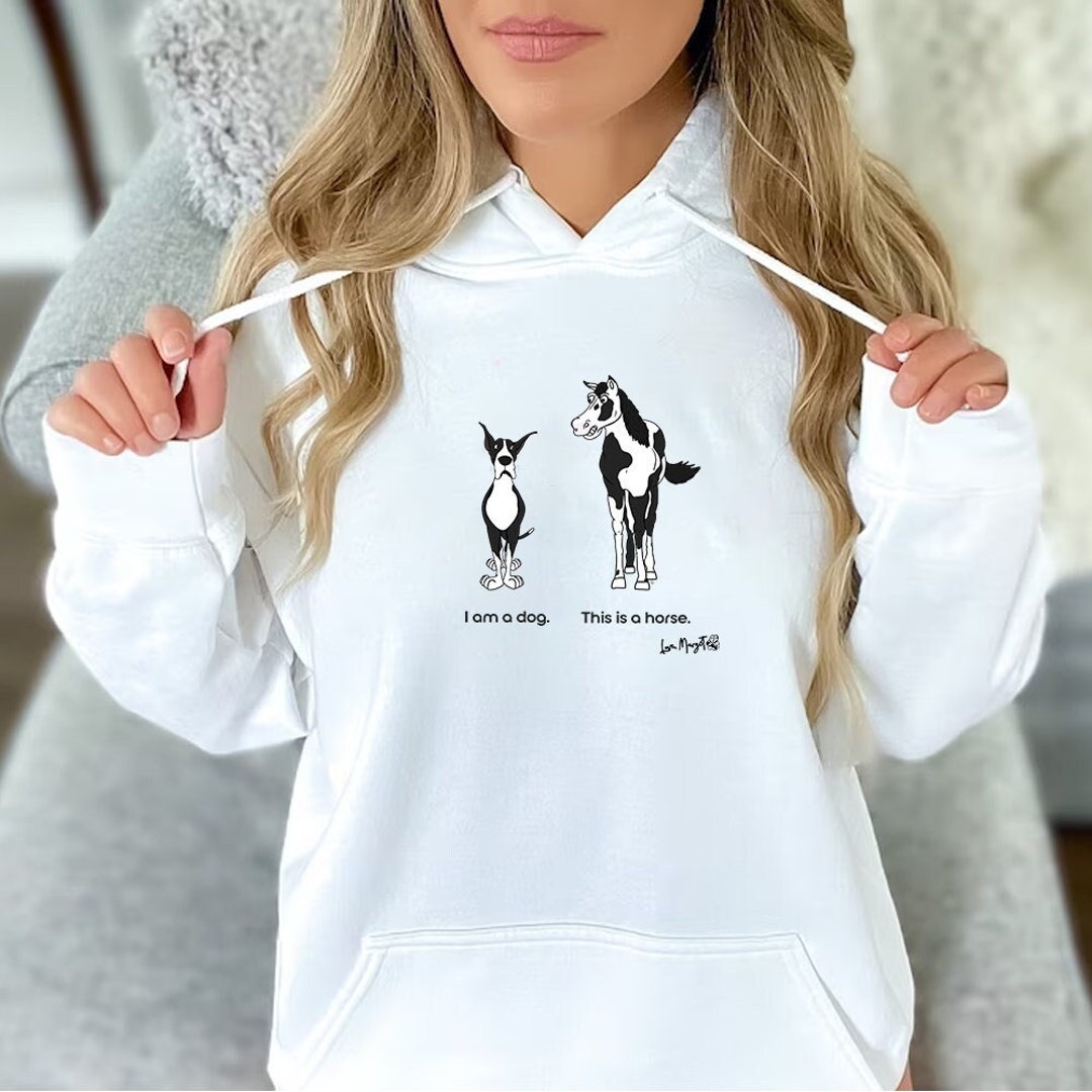 Great Dane Shirt Mantle Great Dane Vs. Horse Dog or Horse Great Dane