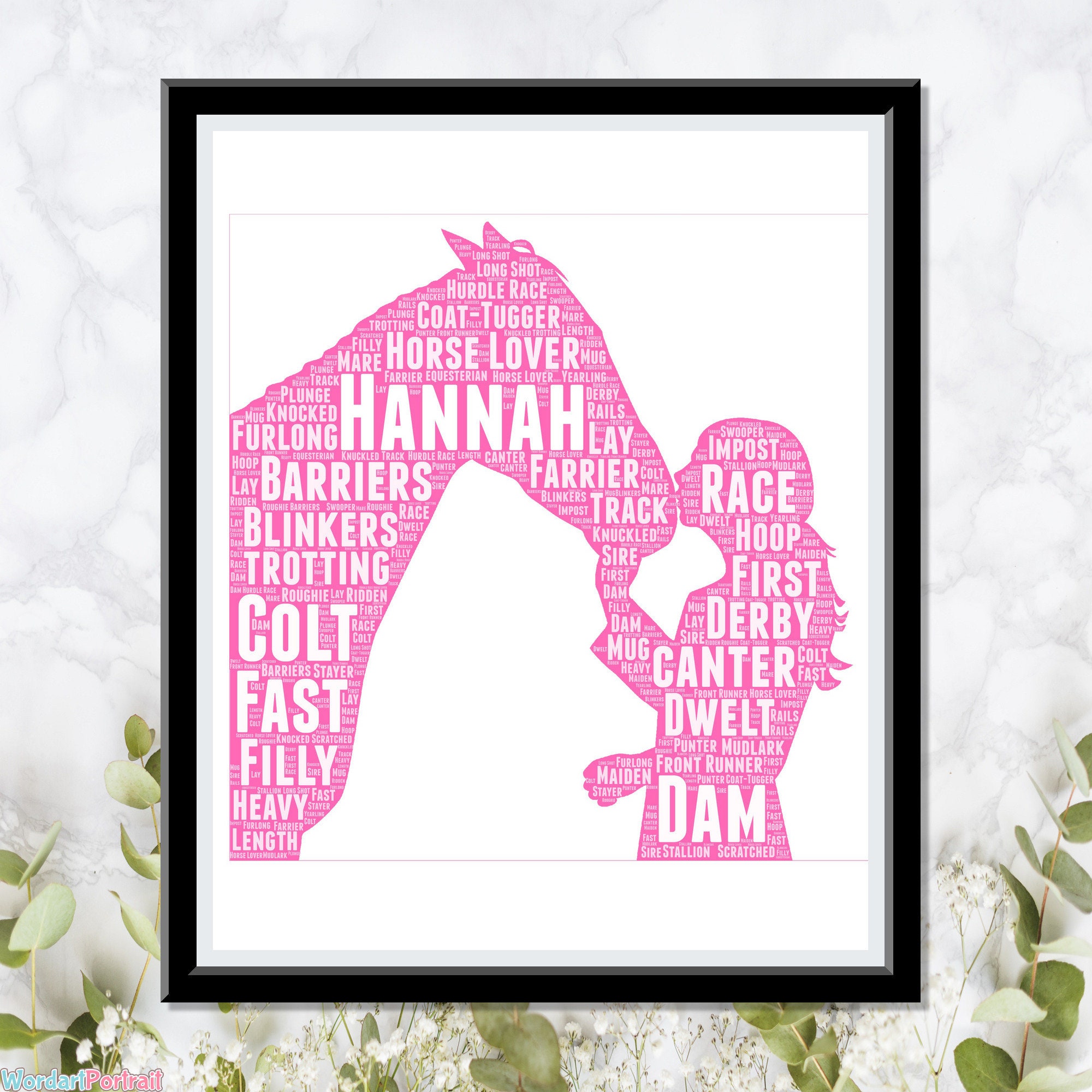 Horse Lover Gift Personalized Horse Rider Gifts Dressage Showjumping ...