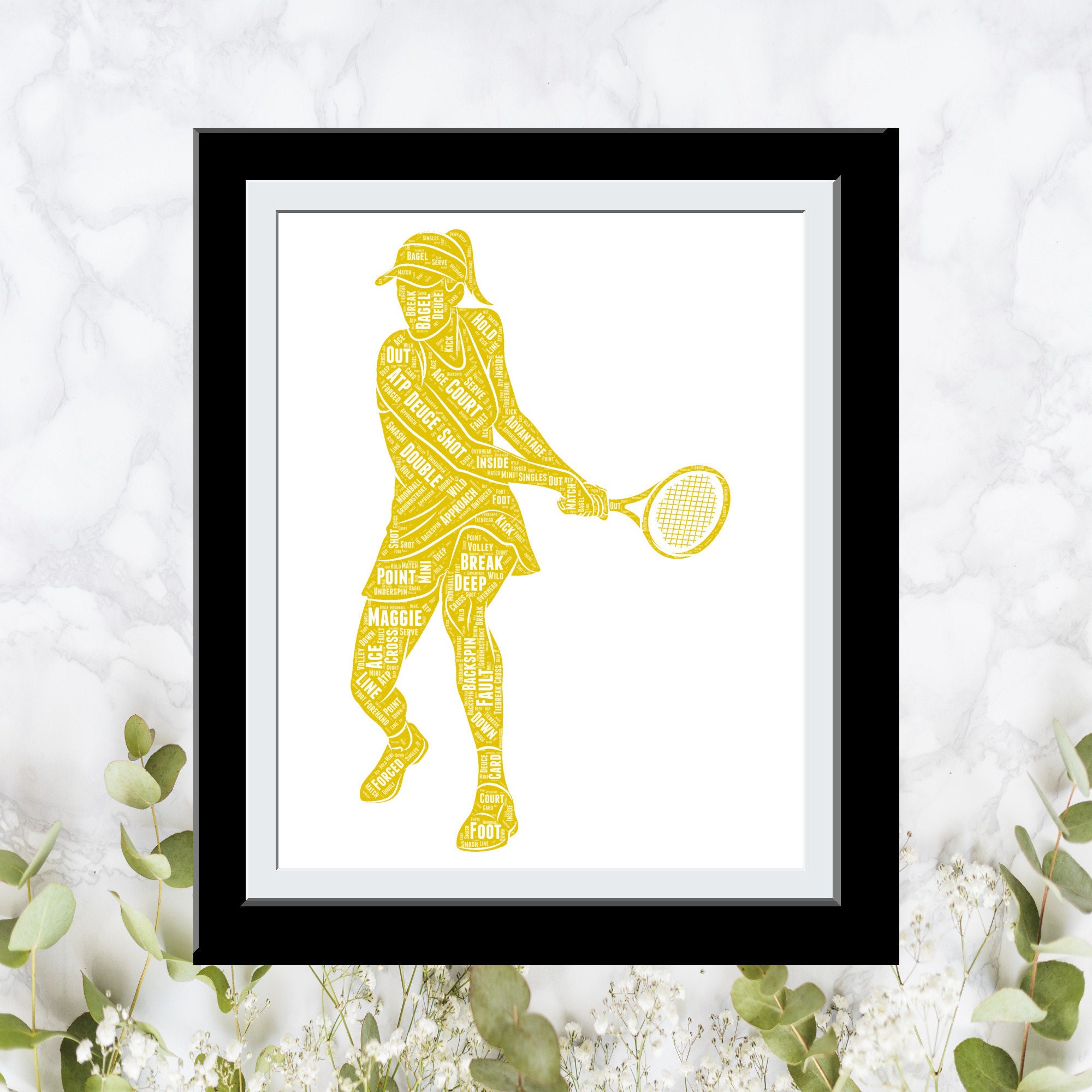 Tennis Player Gifts Personalized Tennis Gifts for Women Tennis Etsy UK
