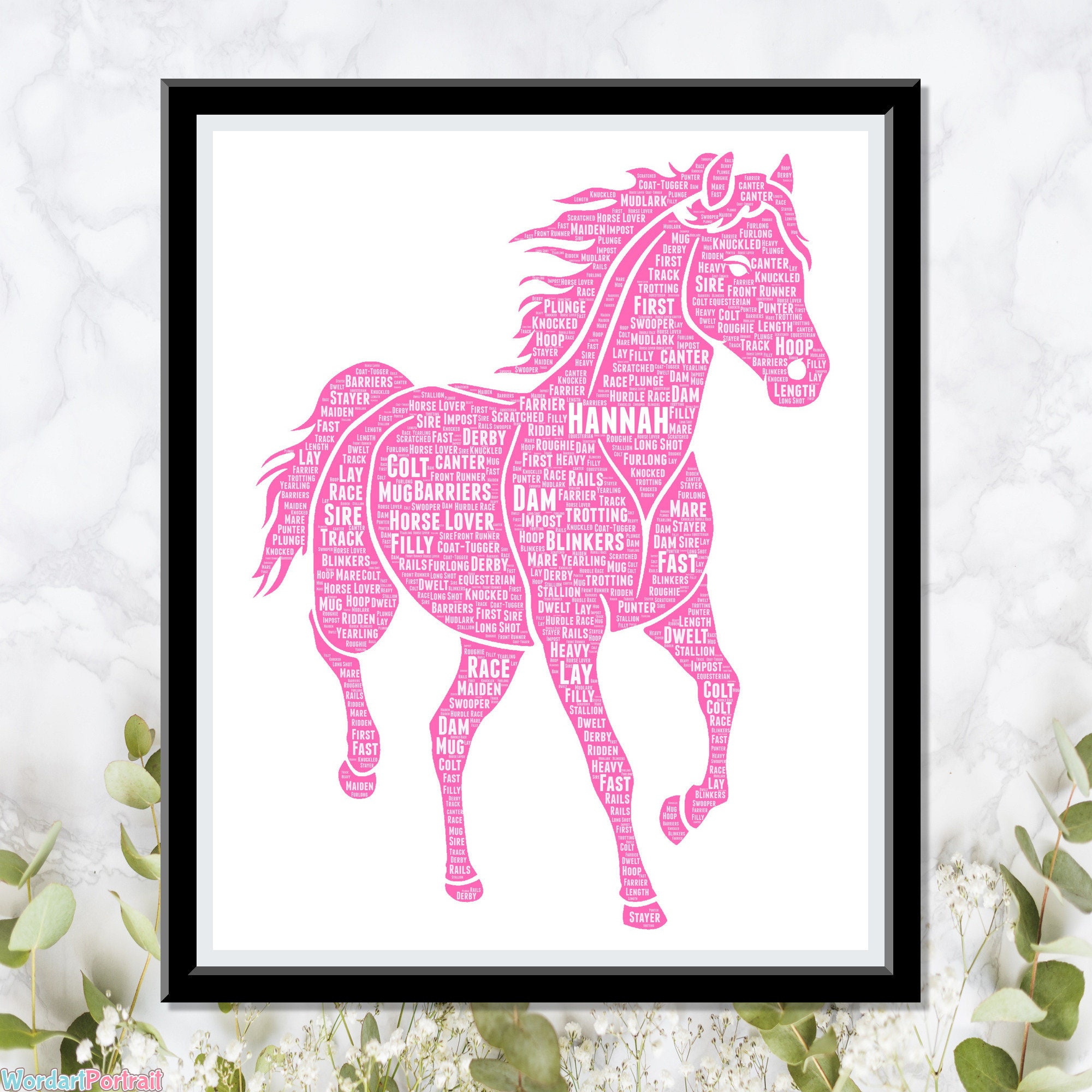 Gifts for Horse Owners- Personalized Horse Gifts for Girls- Horse Rider Gifts -Horse themed Equestrian For Horse Lover Owner Ideas Presents