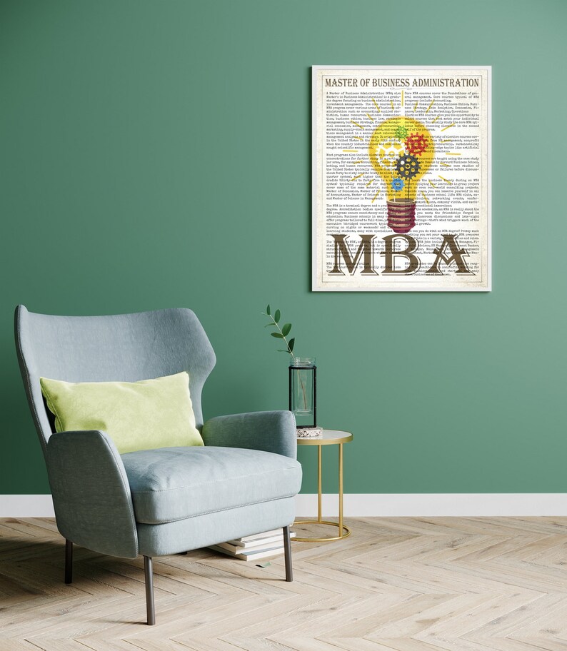 MBA graduation gift , MBA gift, Gift card, mba graduation, gift for a him, Mba graduate, Mba gift man, Mba grad, MBA graduate gift Prints image 5