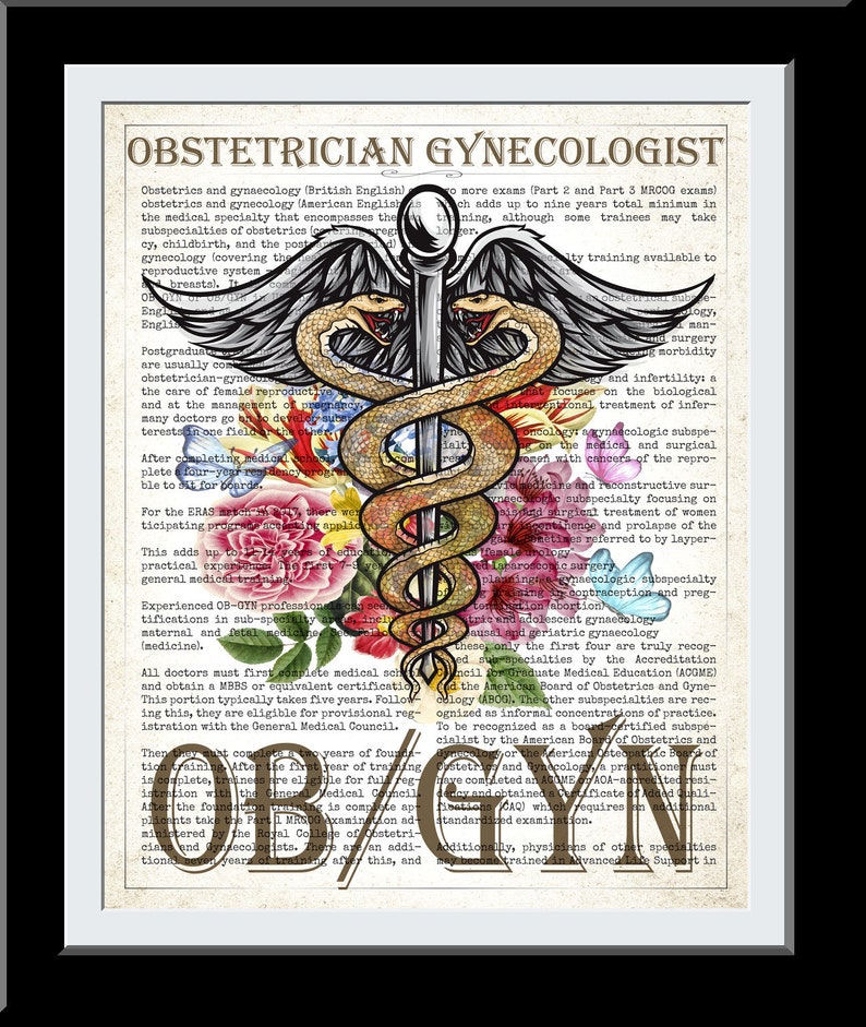 Gynecologist Office Decor Medical Wall Art Ob-gyn With - Etsy