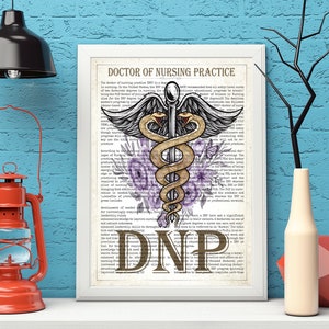 DNP Graduation Gift DNP Gift Doctor of Nursing Practice Print DNP Gift Idea Nurse Graduation Medical Print Nursing Decor